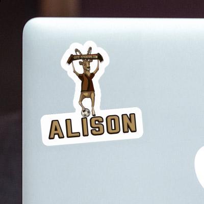 Capricorn Sticker Alison Laptop Image