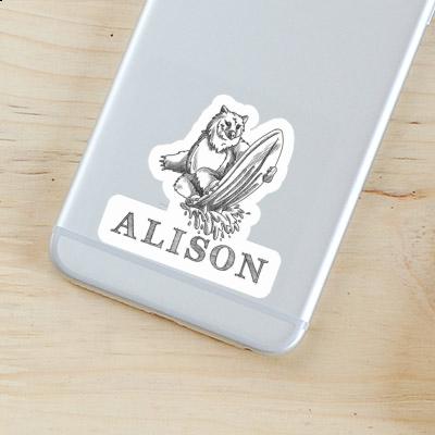 Sticker Alison Surfer Image