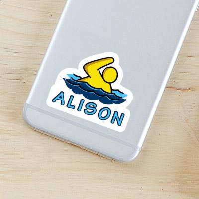 Sticker Alison Swimmer Gift package Image