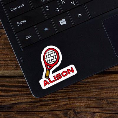 Alison Autocollant Raquette de tennis Gift package Image