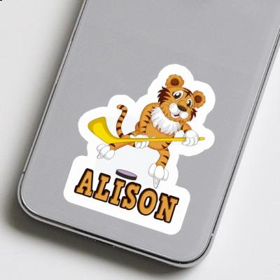 Sticker Alison Ice-Hockey Player Gift package Image