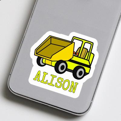 Alison Sticker Front Tipper Gift package Image