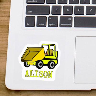 Alison Sticker Front Tipper Notebook Image