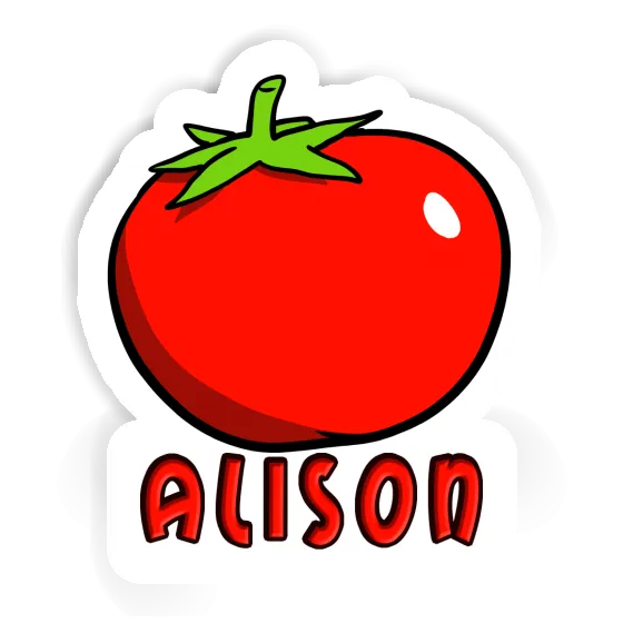 Alison Sticker Tomato Laptop Image