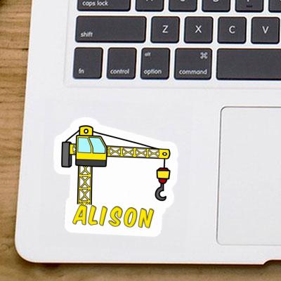 Crane Sticker Alison Laptop Image