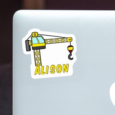 Crane Sticker Alison Laptop Image