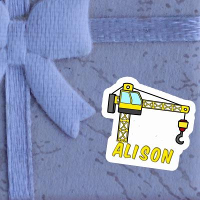 Crane Sticker Alison Image