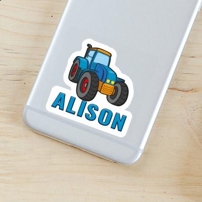 Sticker Alison Tractor Image