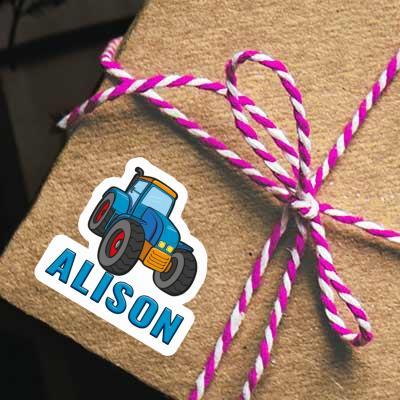 Autocollant Alison Tracteur Image