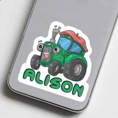 Tractor Sticker Alison Notebook Image