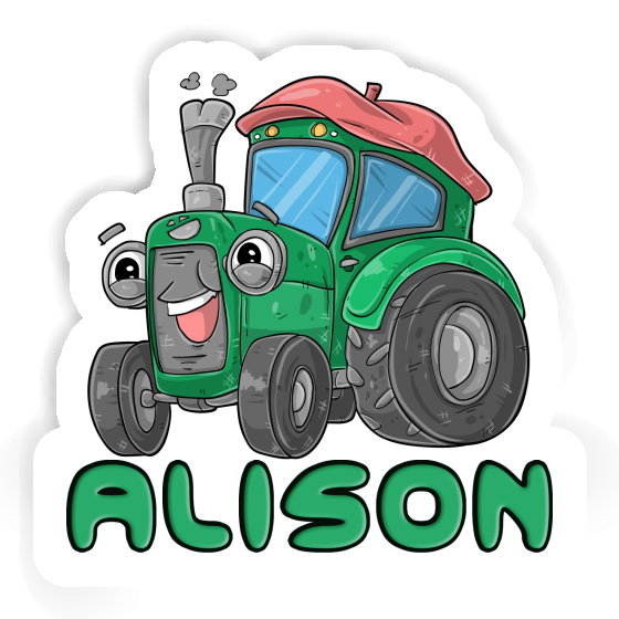 Tractor Sticker Alison Image