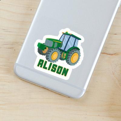 Alison Sticker Tractor Laptop Image