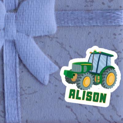 Alison Sticker Tractor Notebook Image