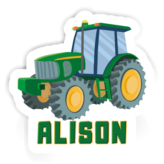 Alison Sticker Tractor Image