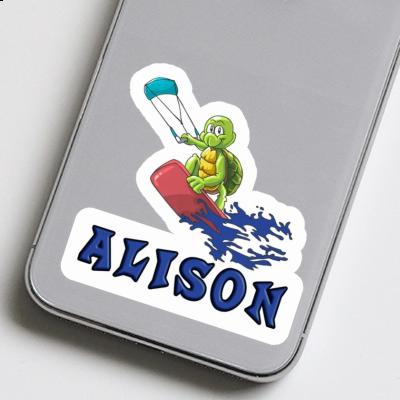 Kitesurfer Sticker Alison Laptop Image