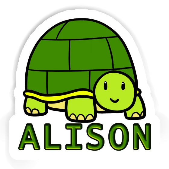 Tortue Autocollant Alison Notebook Image