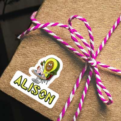 Alison Autocollant Avocat Gift package Image