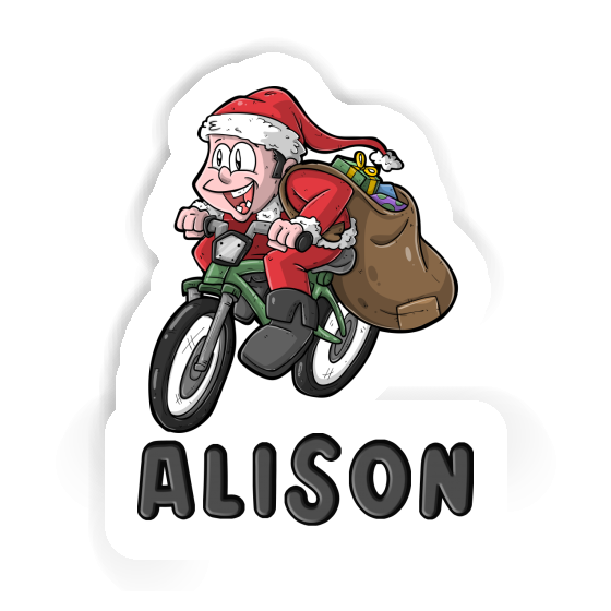 Sticker Bicycle Rider Alison Gift package Image