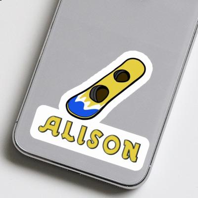 Wakeboard Autocollant Alison Notebook Image