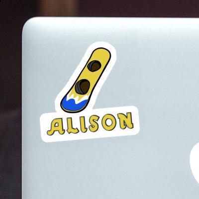 Sticker Alison Wakeboard Notebook Image