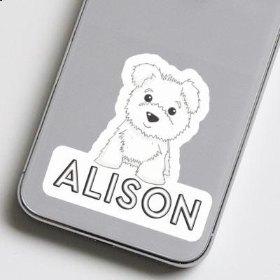 Alison Autocollant Terrier Gift package Image