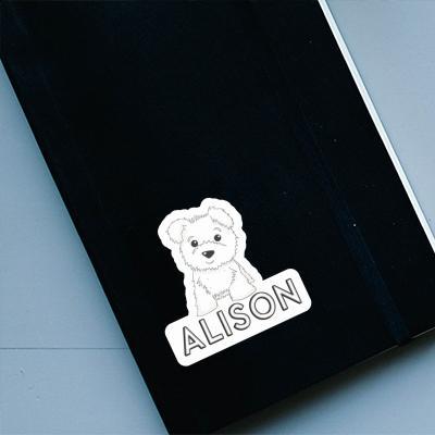 Terrier Sticker Alison Laptop Image