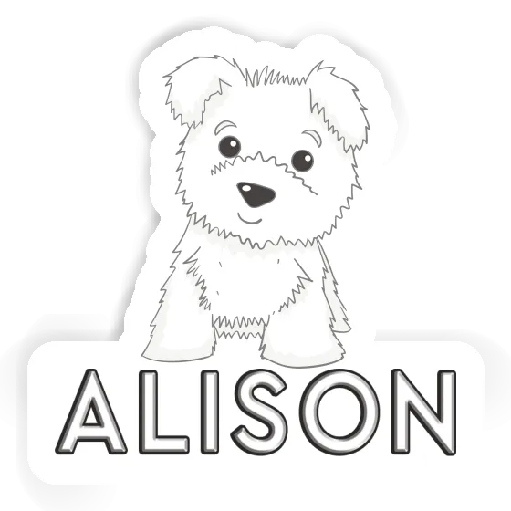 Terrier Sticker Alison Image