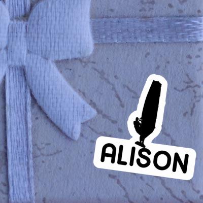 Alison Sticker Windsurfer Laptop Image