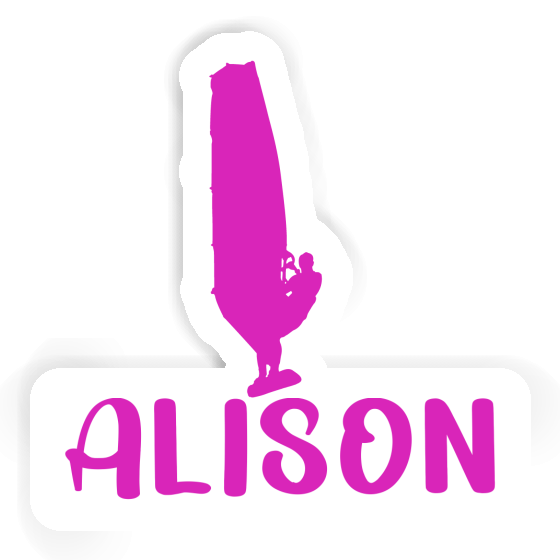 Sticker Alison Windsurfer Image