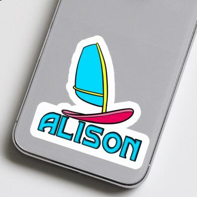 Windsurf Board Sticker Alison Laptop Image