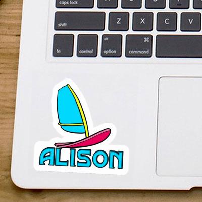 Windsurf Board Sticker Alison Image