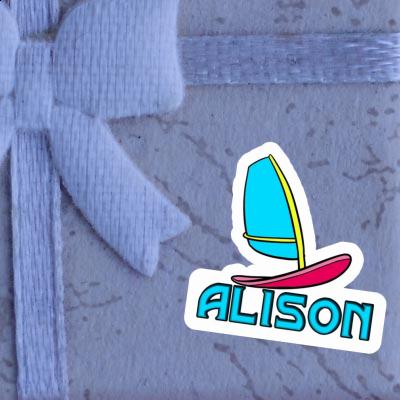 Alison Sticker Windsurfbrett Image