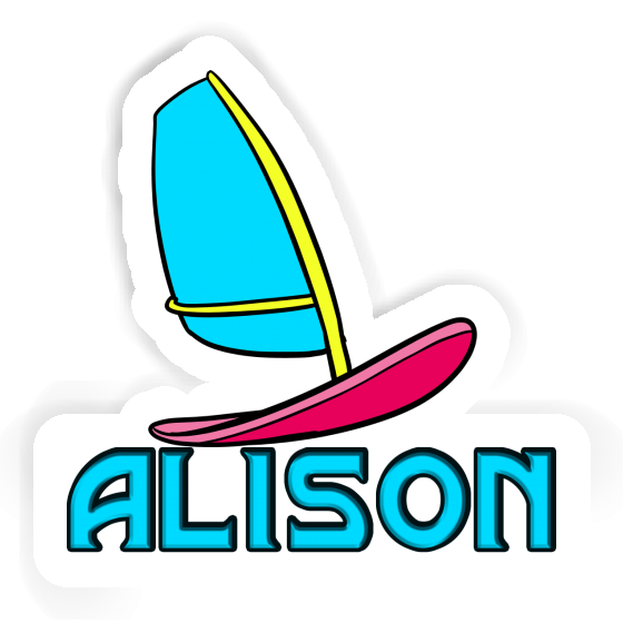 Windsurf Board Sticker Alison Notebook Image