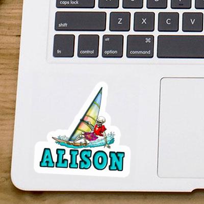 Alison Sticker Surfer Notebook Image