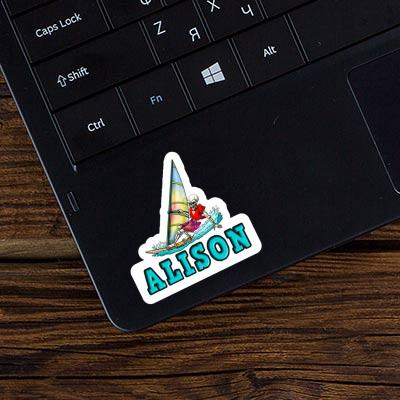 Alison Sticker Surfer Image