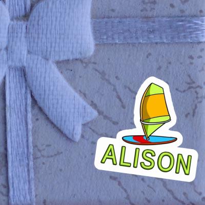 Sticker Alison Windsurf Board Laptop Image