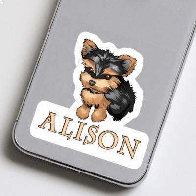 Alison Sticker Yorkshire Terrier Laptop Image