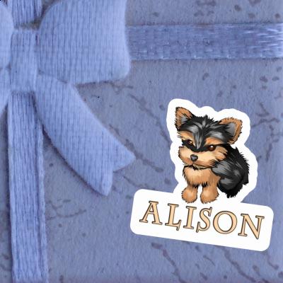 Alison Sticker Yorkshire Terrier Notebook Image