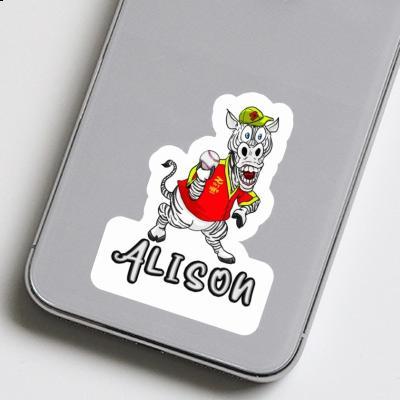 Sticker Zebra Alison Image