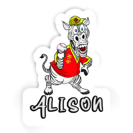 Sticker Zebra Alison Gift package Image