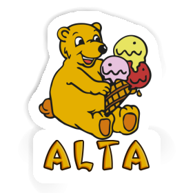 Aufkleber Alta Eiscreme-Bär Image