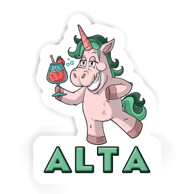 Sticker Party-Einhorn Alta Image