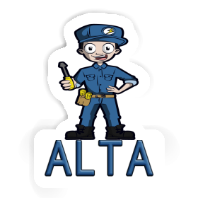 Sticker Alta Electrician Image