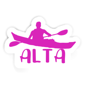 Aufkleber Kajakfahrer Alta Image