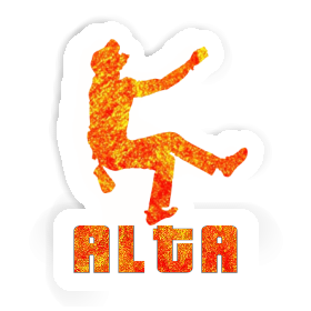 Alta Sticker Kletterer Image