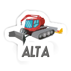 Snowcat Sticker Alta Image