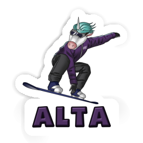 Boarderin Aufkleber Alta Image