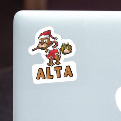 Sticker Alta Weihnachtskatze Image