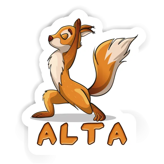 Yoga Squirrel Sticker Alta Laptop Yoga Squirrel Sticker Alta Laptop Image