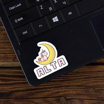 Aufkleber Alta Einhorn Notebook Aufkleber Alta Einhorn Gift package Image